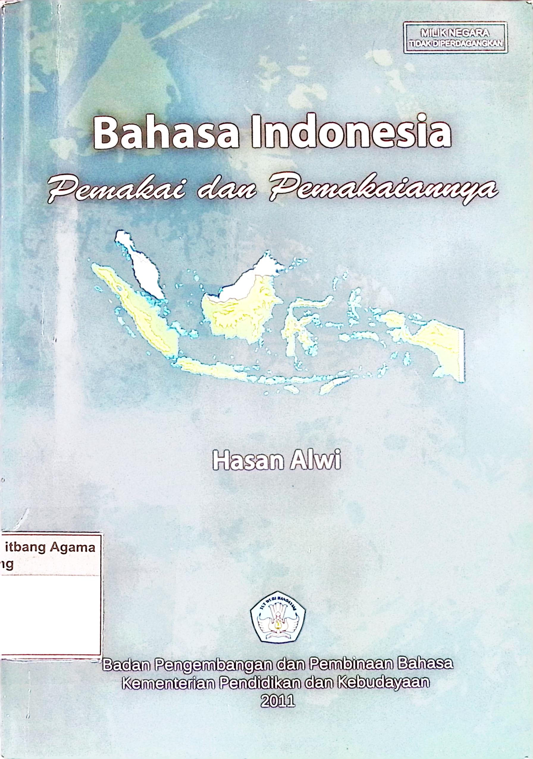 bahasa indonesia pemakai dan pemakaiannya