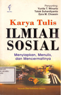 Image of Karya Tulis Ilmiah Sosial:Menyiapkan, Menulis, dan Mencernanya