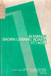 Image of Almanak Badan Litbang Agama  1975-1985