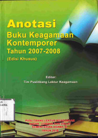 Image of anotasi buku keagamaan kontemporer tahun 2007-2008