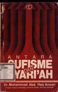 Image of Antara Sufisme dan Syari'ah