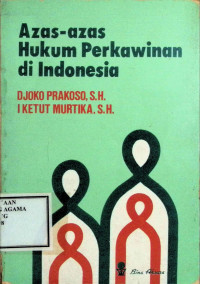Image of azas-azas hukum perkawinan di indonesia