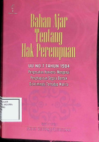 Image of Bahan Ajar tentang Hak Perempuan