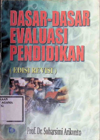 Image of Dasar-Dasar Evaluasi Pendidikan (Edisi Revisi)