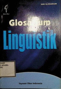 Image of Glosarium linguistik
