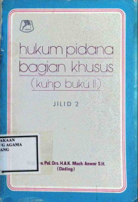 Image of hukum pidana bagian khusus (kuhp buku II)