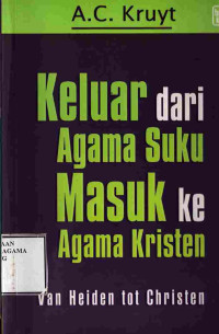 Image of Keluar dari Agama Suku Masuk ke Agama Kristen