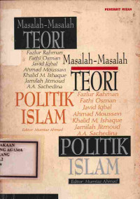 Image of Masalah Masalah Teori Politik Islam