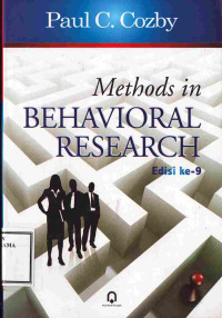 Image of Methods in Behavioral Research