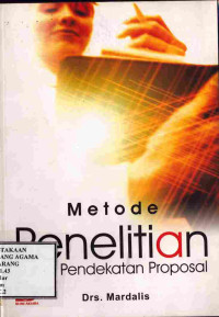 Image of Metode Penelitian : Suatu Pendekatan Proposal