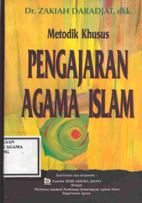 Image of Metodik khusus pengajaran agama islam
