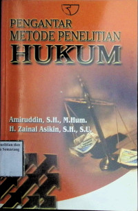 Image of Pengantar Metode Penelitian Hukum