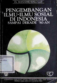 Image of Pengembangan Ilmu-ilmu Sosial di Indonesia sampai dekade '80-an