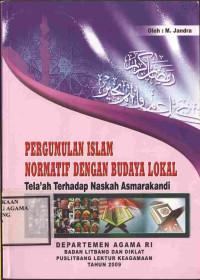 Image of pergumulan islam normatif dengan budaya lokal