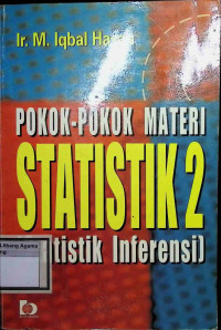 Image of Pokok-pokok Materi Statistika 2 (Statistik Inferensi)