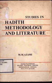 Image of Studies in hadith methodology and literature