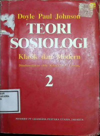 Image of Teori Sosiologi Klasik dan Modern 2