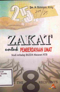 Image of Zakat untuk Pemberdayaan Umat : Studi terhadap BAZDA Mataram NTB